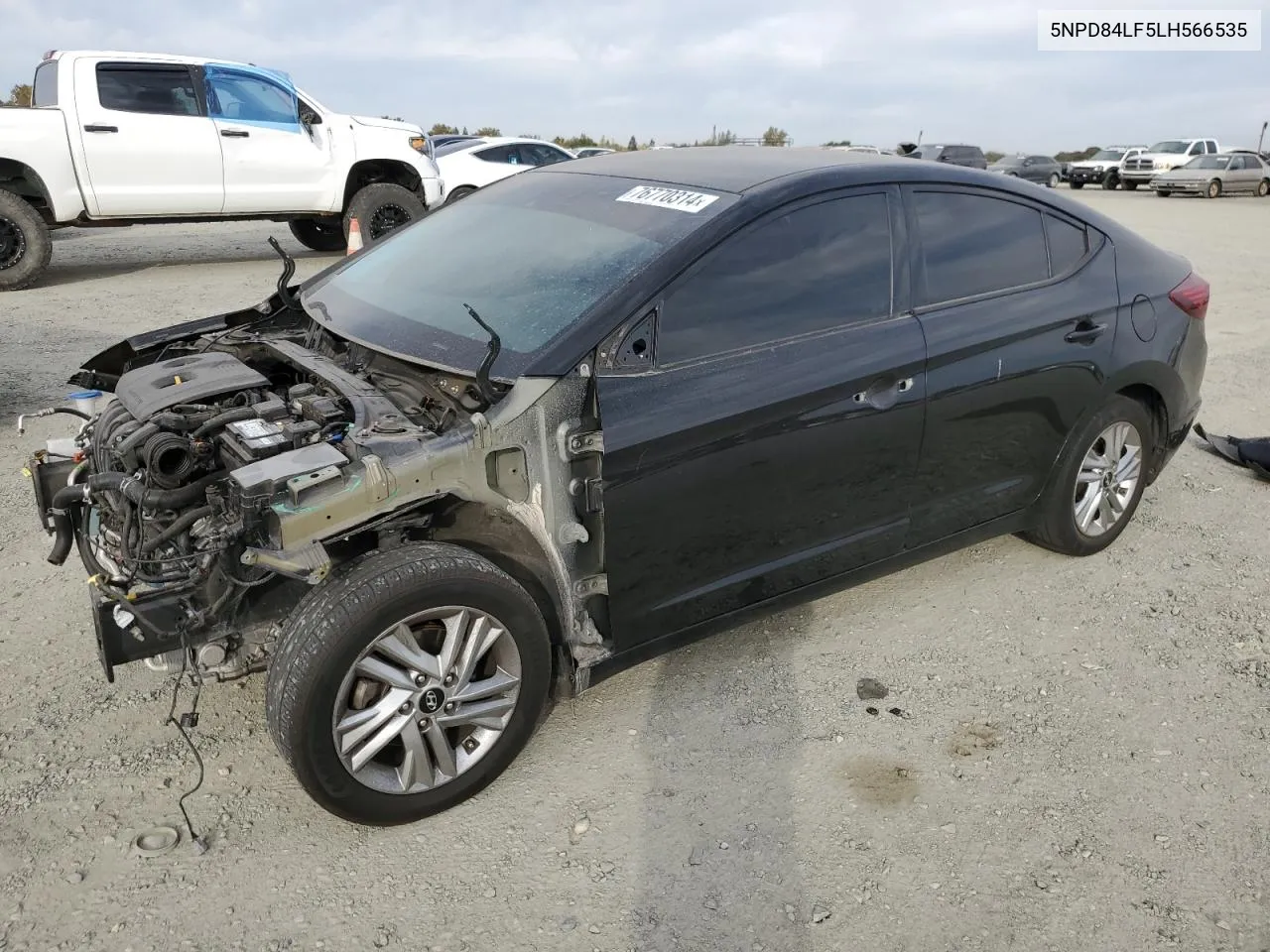 2020 Hyundai Elantra Sel VIN: 5NPD84LF5LH566535 Lot: 76770314