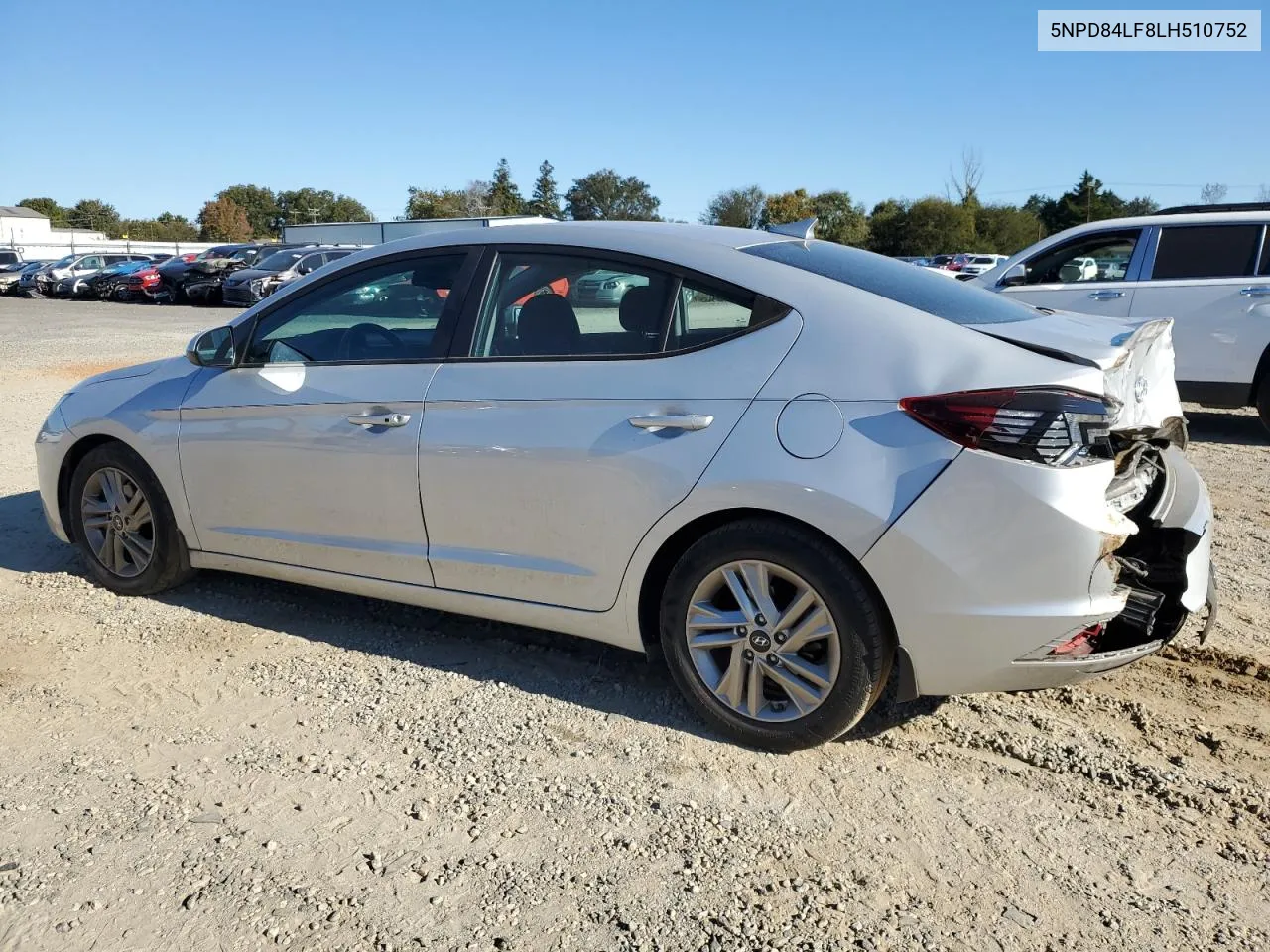 2020 Hyundai Elantra Sel VIN: 5NPD84LF8LH510752 Lot: 76918854