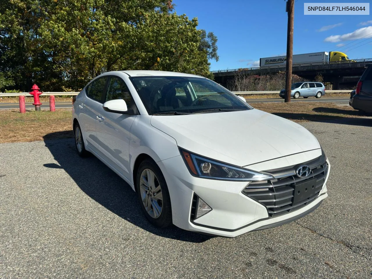 2020 Hyundai Elantra Sel VIN: 5NPD84LF7LH546044 Lot: 76924724