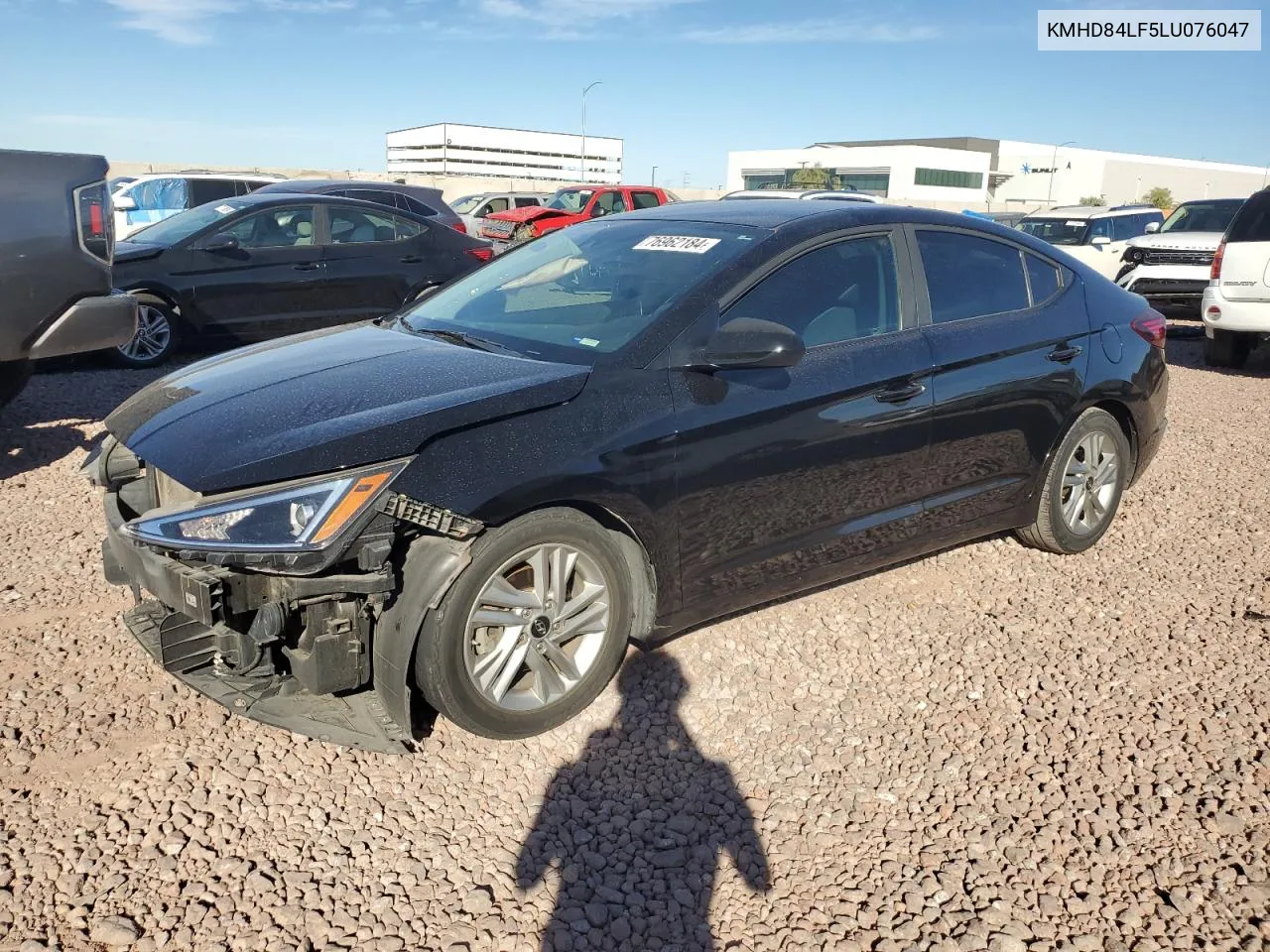 2020 Hyundai Elantra Sel VIN: KMHD84LF5LU076047 Lot: 76962184