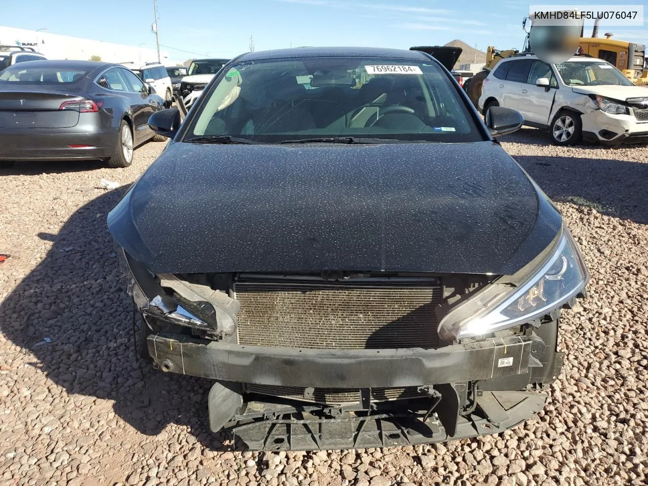 2020 Hyundai Elantra Sel VIN: KMHD84LF5LU076047 Lot: 76962184