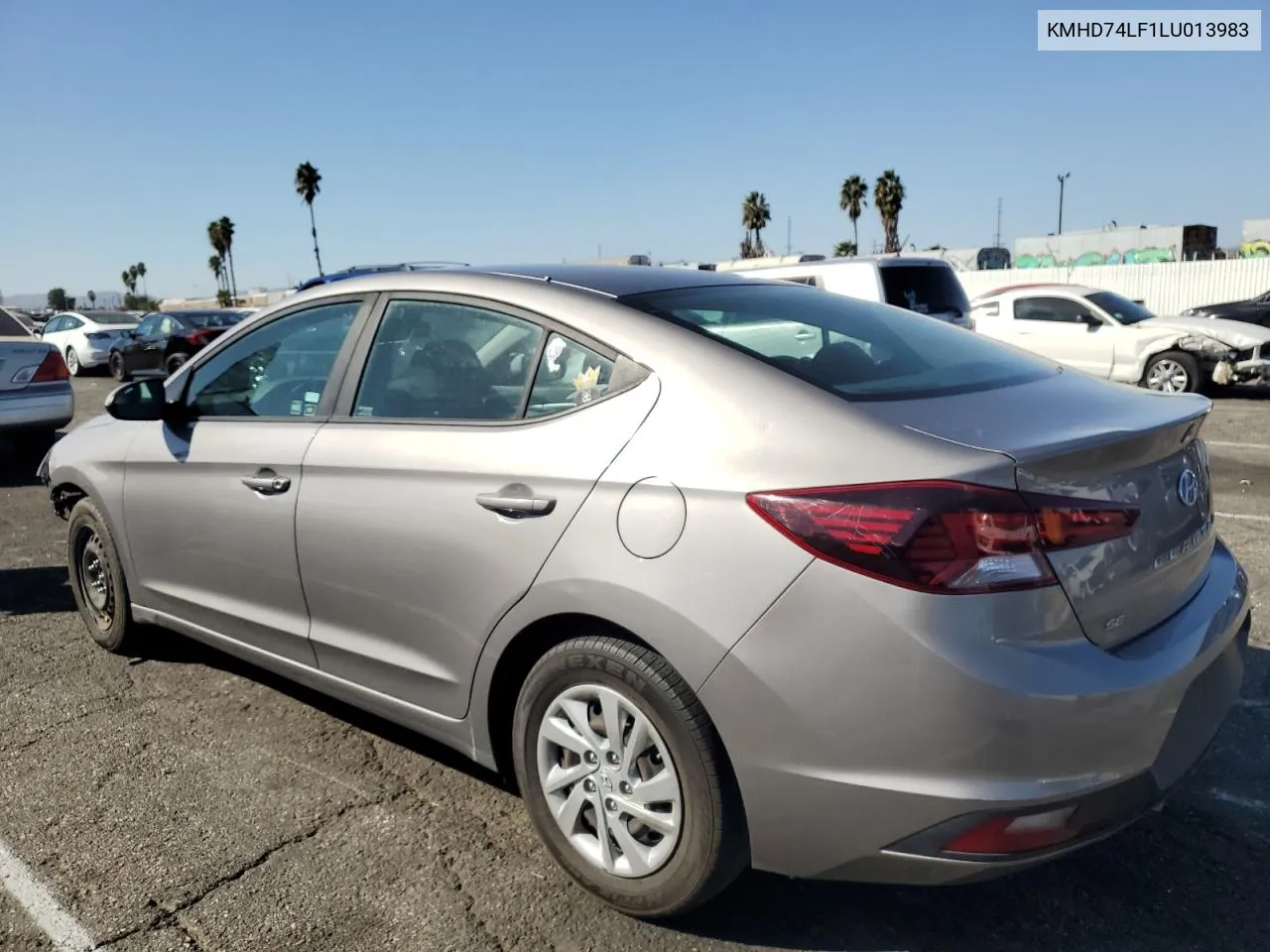 2020 Hyundai Elantra Se VIN: KMHD74LF1LU013983 Lot: 77140364