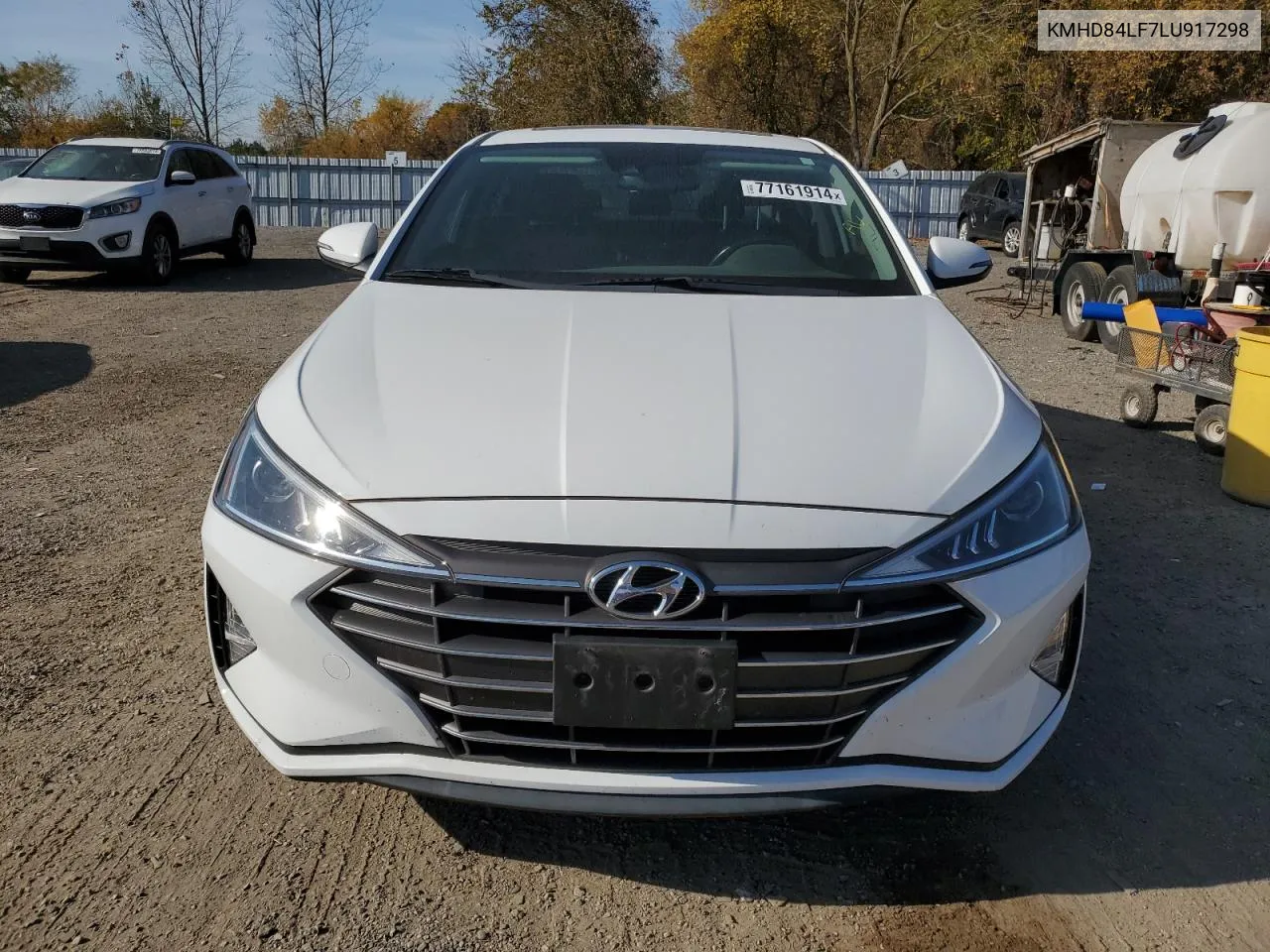 2020 Hyundai Elantra Sel VIN: KMHD84LF7LU917298 Lot: 77161914