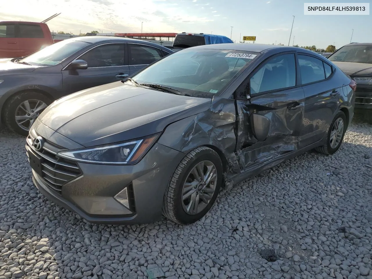 2020 Hyundai Elantra Sel VIN: 5NPD84LF4LH539813 Lot: 77253794