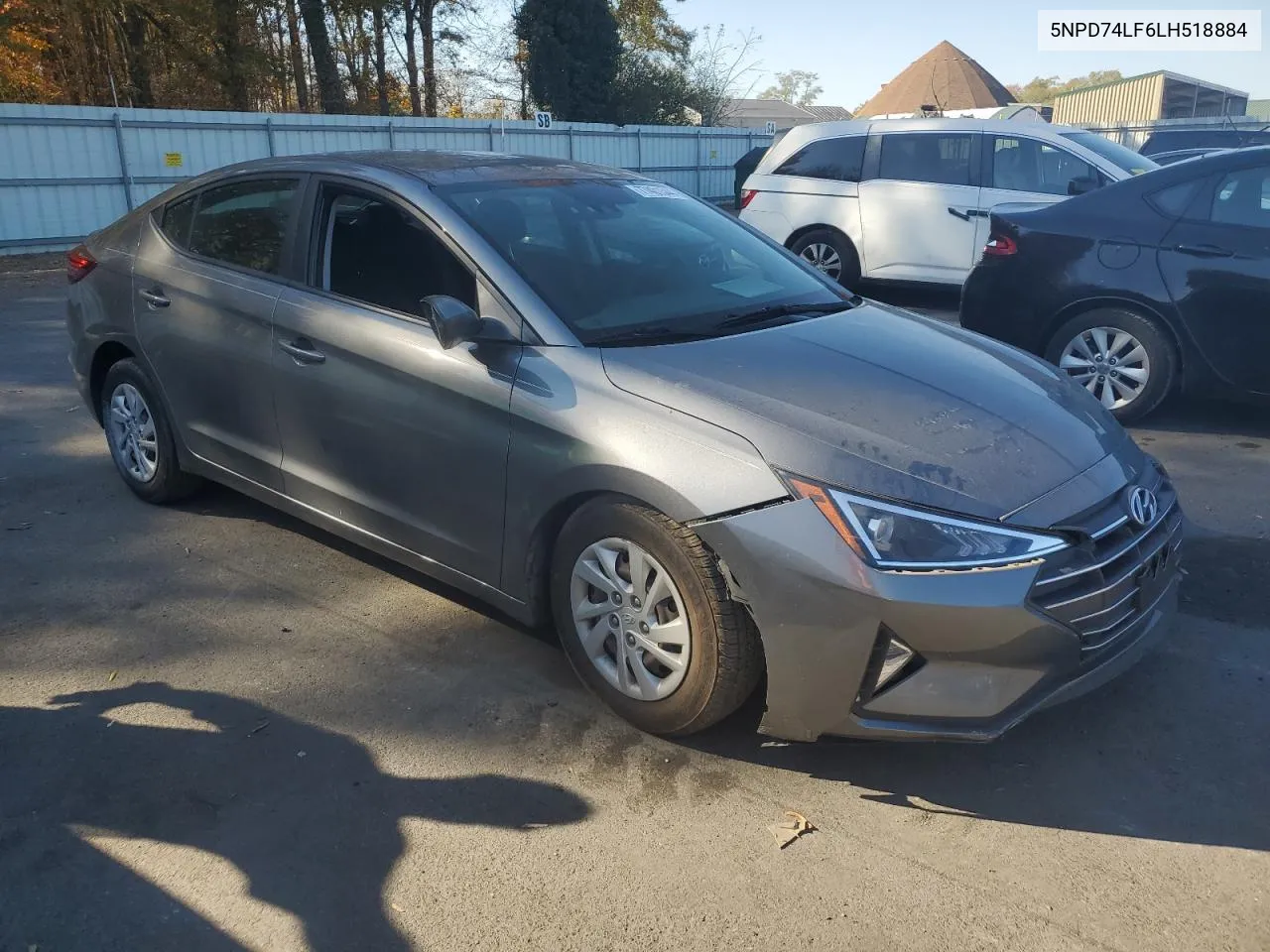 2020 Hyundai Elantra Se VIN: 5NPD74LF6LH518884 Lot: 77401344