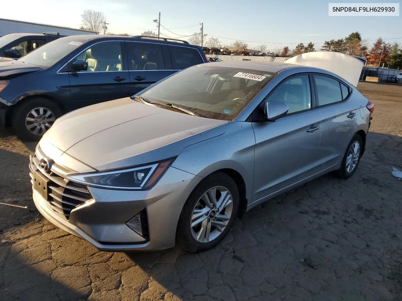 2020 Hyundai Elantra Sel VIN: 5NPD84LF9LH629930 Lot: 77416604