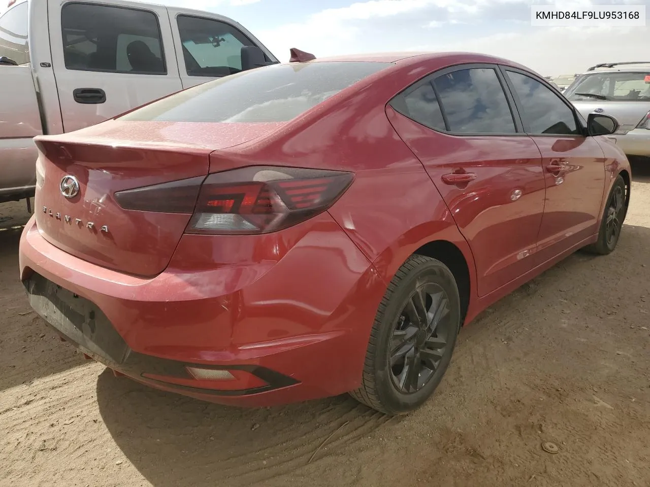 2020 Hyundai Elantra Sel VIN: KMHD84LF9LU953168 Lot: 77467704