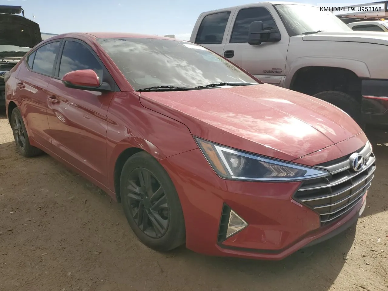 2020 Hyundai Elantra Sel VIN: KMHD84LF9LU953168 Lot: 77467704