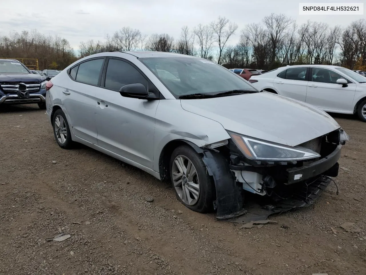 2020 Hyundai Elantra Sel VIN: 5NPD84LF4LH532621 Lot: 77602754