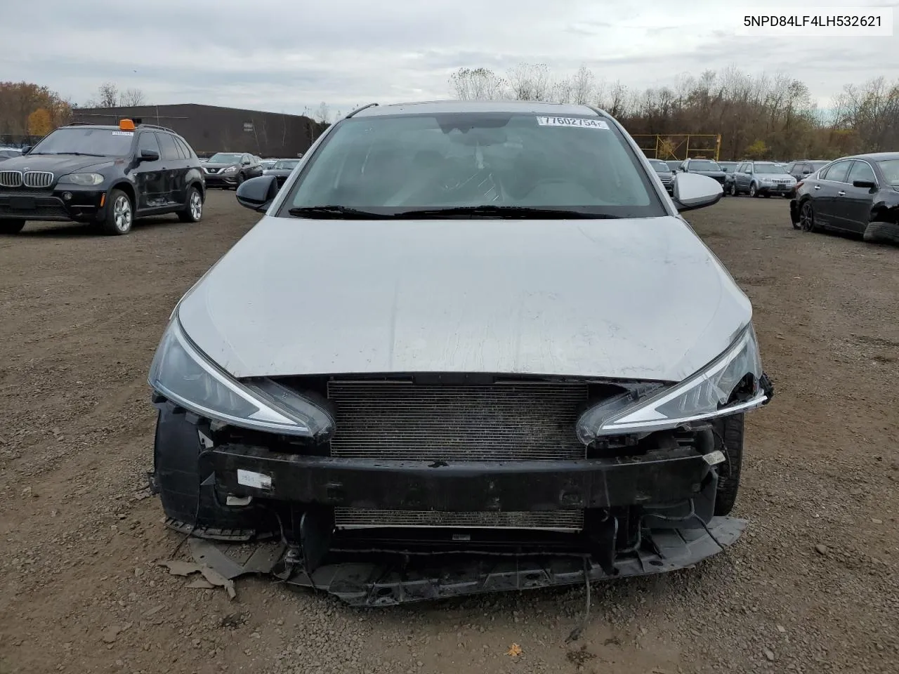 2020 Hyundai Elantra Sel VIN: 5NPD84LF4LH532621 Lot: 77602754