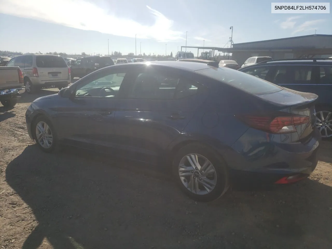 2020 Hyundai Elantra Sel VIN: 5NPD84LF2LH574706 Lot: 77854274