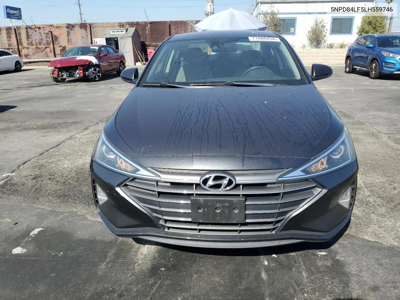 2020 Hyundai Elantra Sel VIN: 5NPD84LF5LH559746 Lot: 77888434