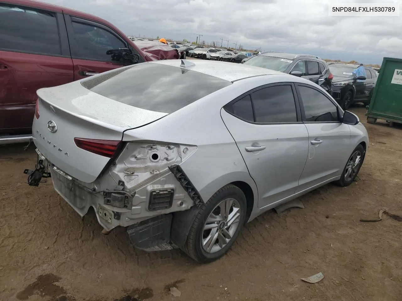 2020 Hyundai Elantra Sel VIN: 5NPD84LFXLH530789 Lot: 77929634