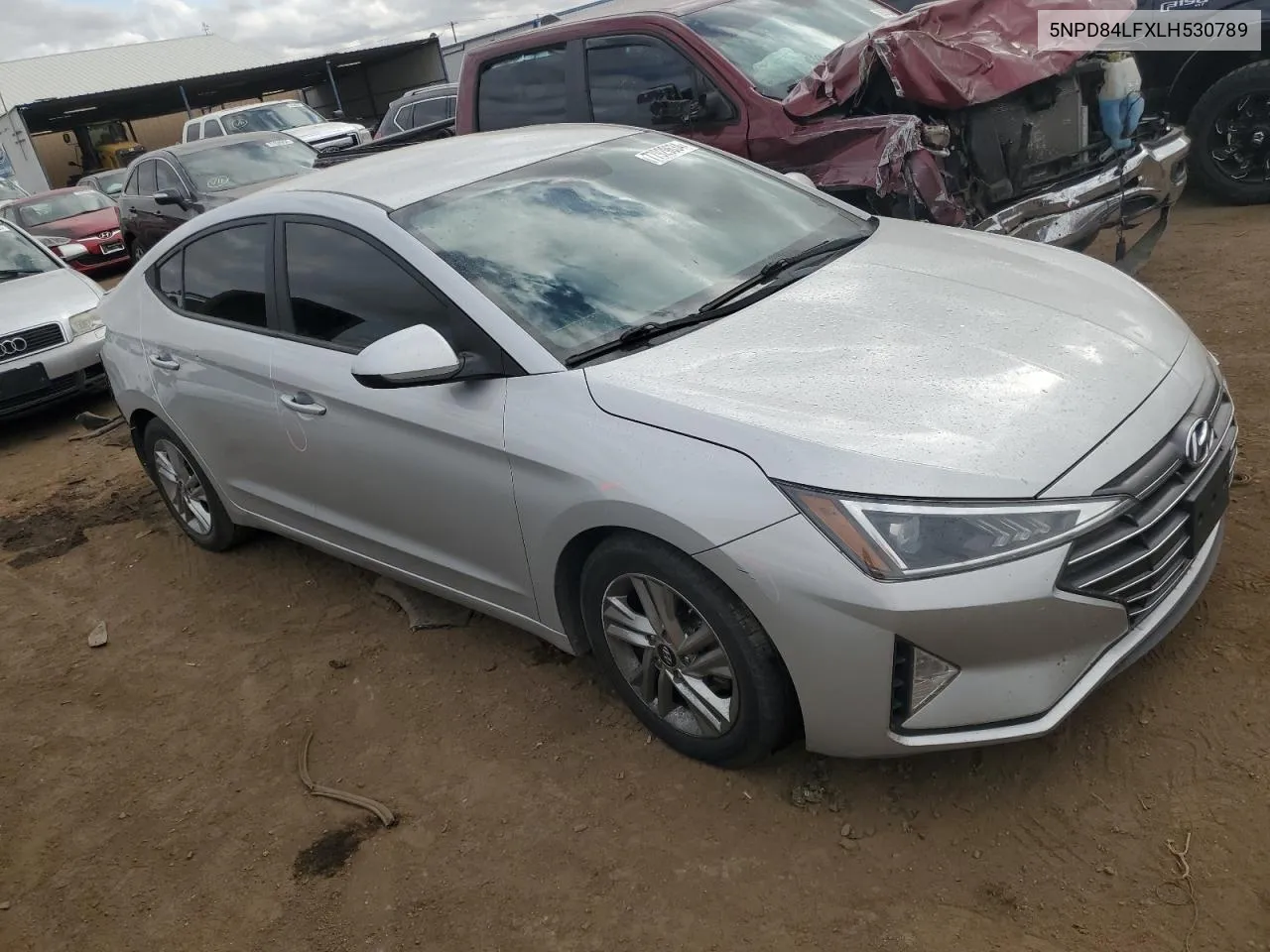 2020 Hyundai Elantra Sel VIN: 5NPD84LFXLH530789 Lot: 77929634