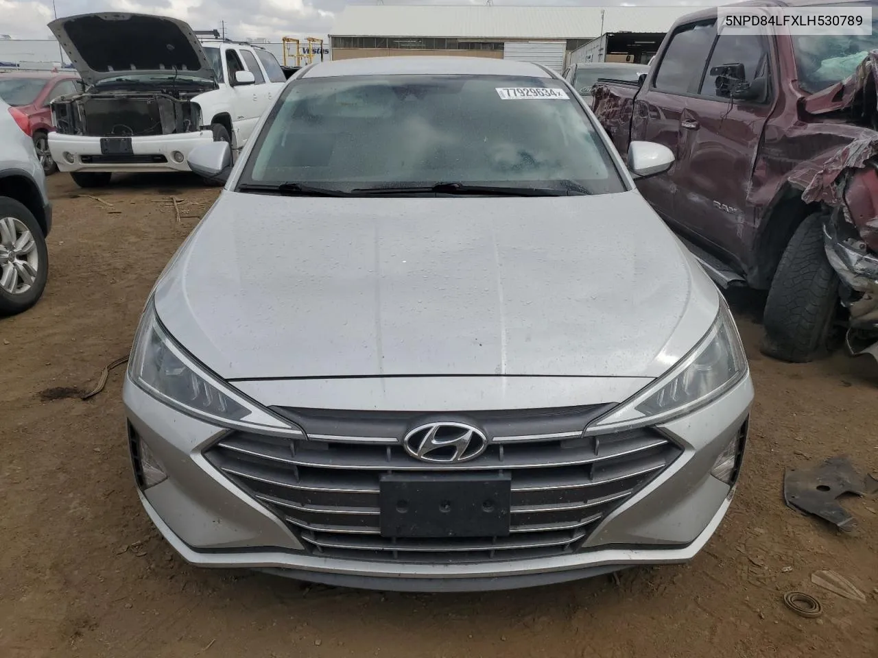 2020 Hyundai Elantra Sel VIN: 5NPD84LFXLH530789 Lot: 77929634