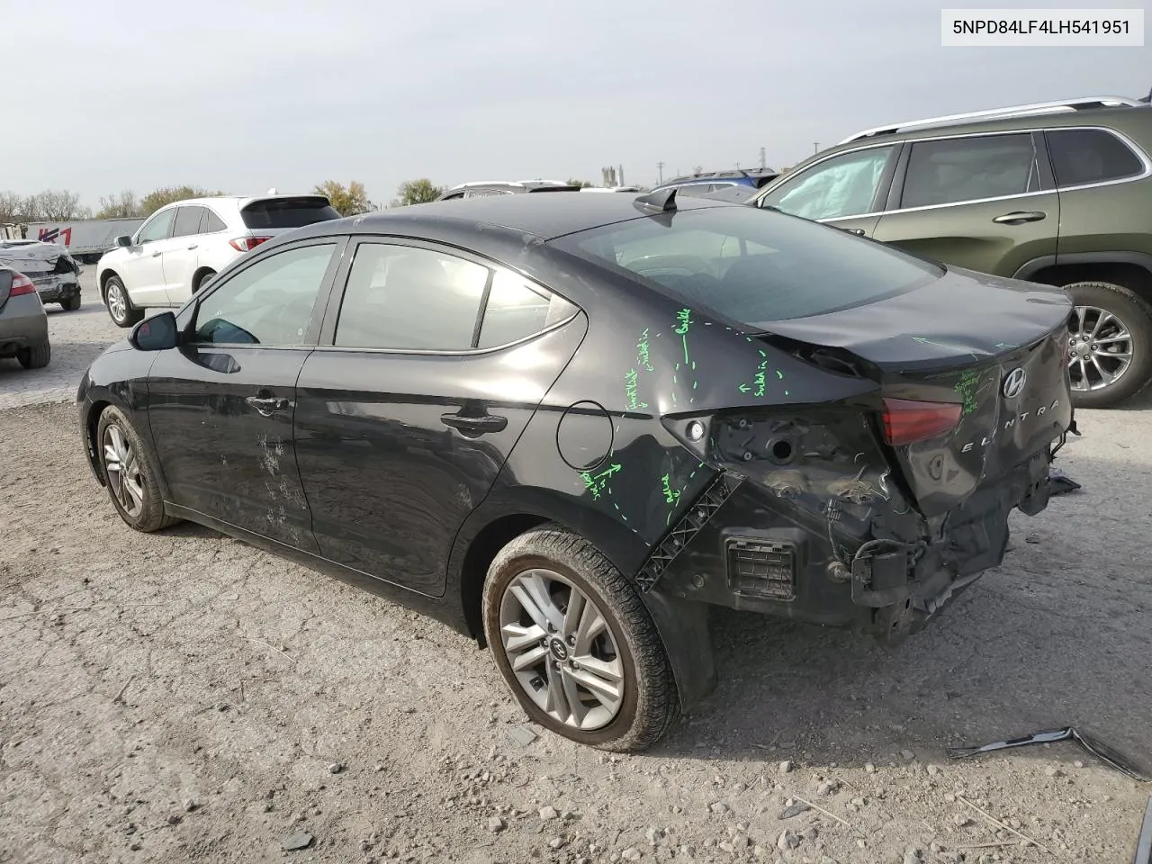 2020 Hyundai Elantra Sel VIN: 5NPD84LF4LH541951 Lot: 78151284