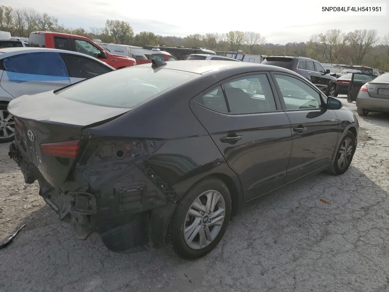 2020 Hyundai Elantra Sel VIN: 5NPD84LF4LH541951 Lot: 78151284