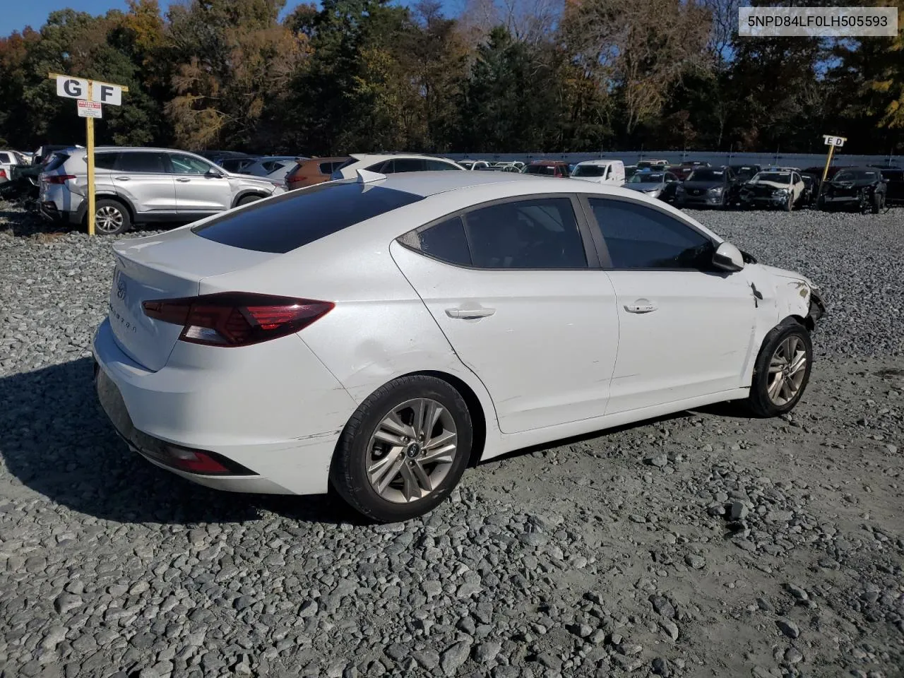 5NPD84LF0LH505593 2020 Hyundai Elantra Sel