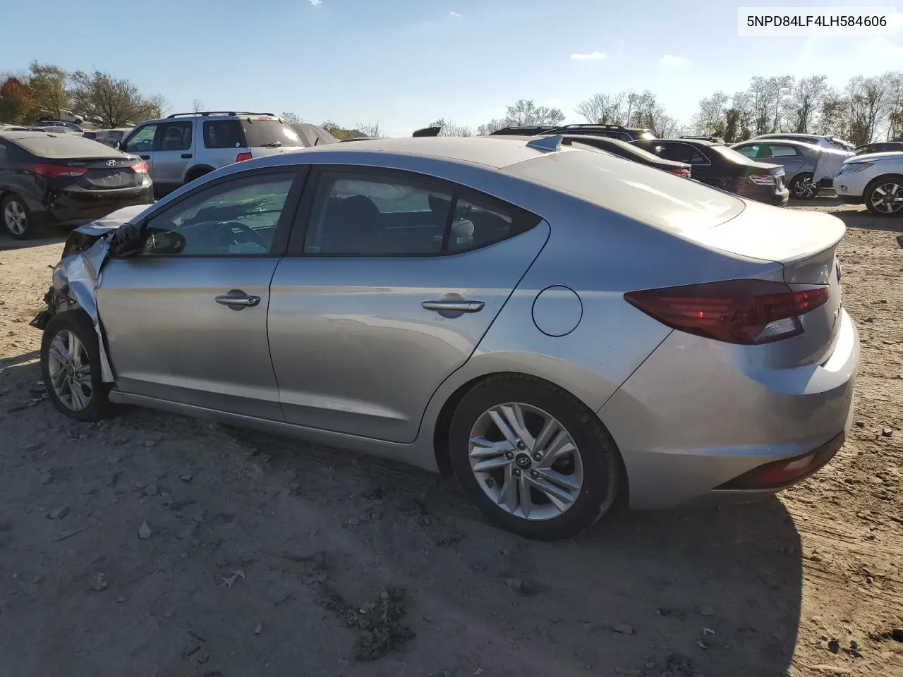 2020 Hyundai Elantra Sel VIN: 5NPD84LF4LH584606 Lot: 79210694