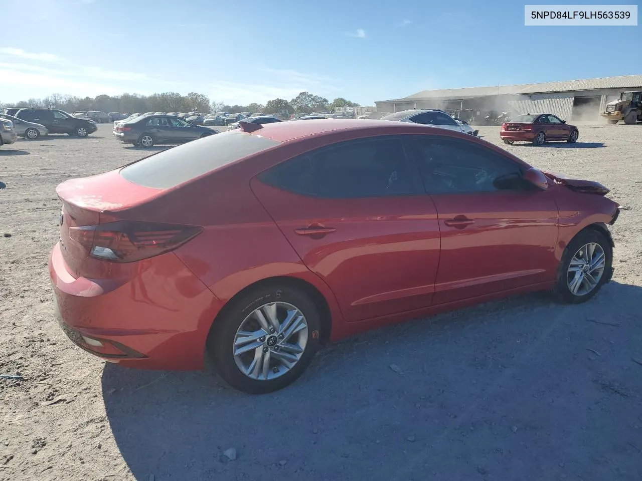 2020 Hyundai Elantra Sel VIN: 5NPD84LF9LH563539 Lot: 80126754