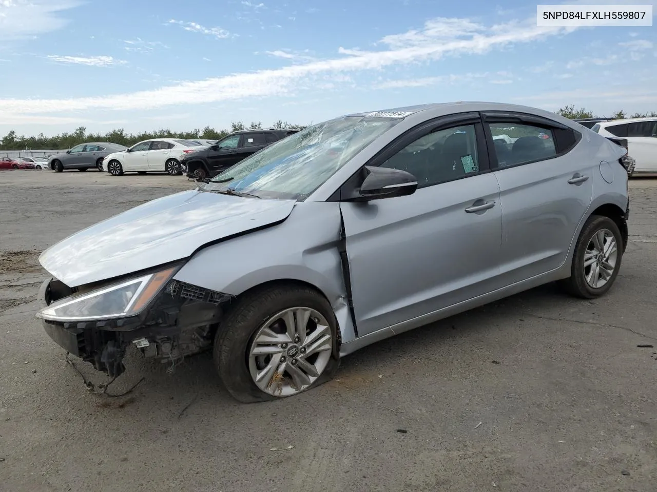 2020 Hyundai Elantra Sel VIN: 5NPD84LFXLH559807 Lot: 80277514