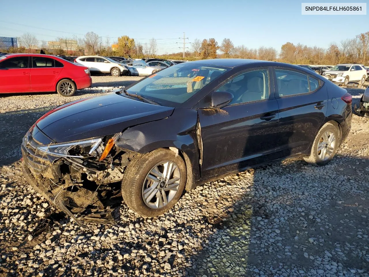 2020 Hyundai Elantra Sel VIN: 5NPD84LF6LH605861 Lot: 80294484