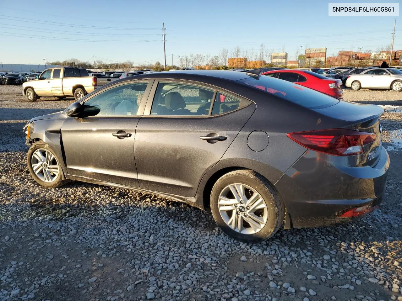 2020 Hyundai Elantra Sel VIN: 5NPD84LF6LH605861 Lot: 80294484