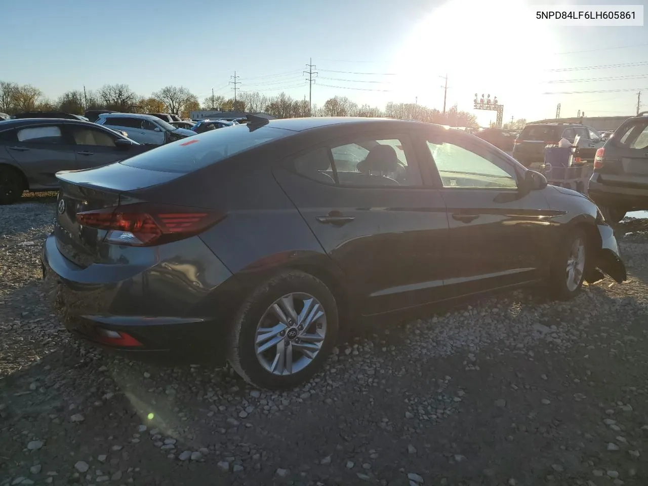 2020 Hyundai Elantra Sel VIN: 5NPD84LF6LH605861 Lot: 80294484