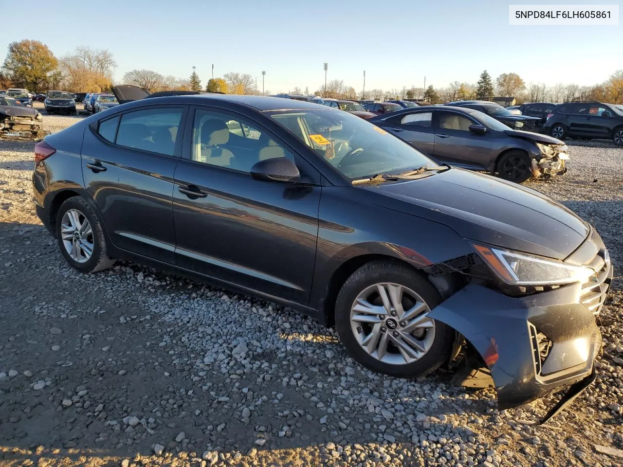 2020 Hyundai Elantra Sel VIN: 5NPD84LF6LH605861 Lot: 80294484