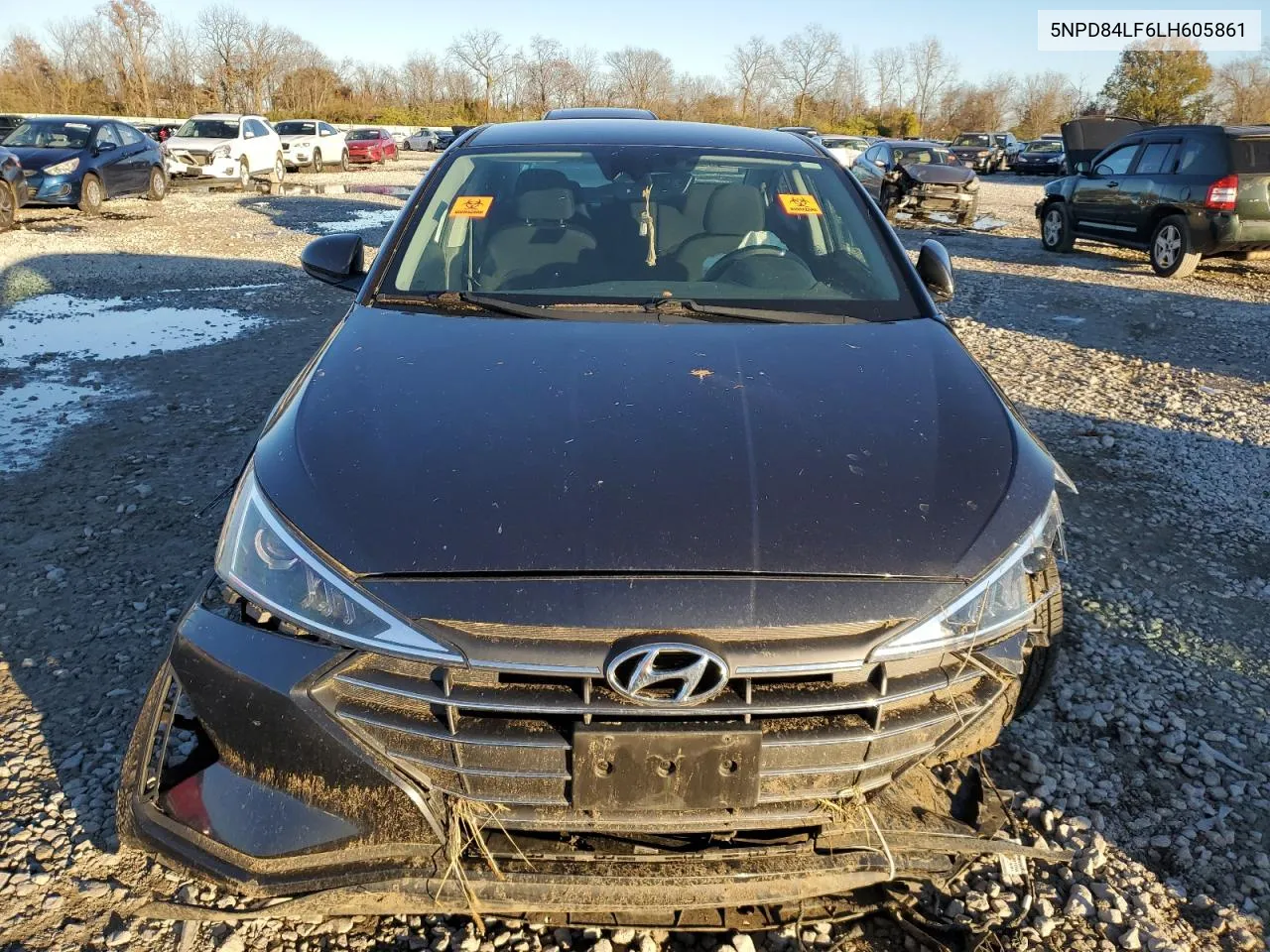 2020 Hyundai Elantra Sel VIN: 5NPD84LF6LH605861 Lot: 80294484