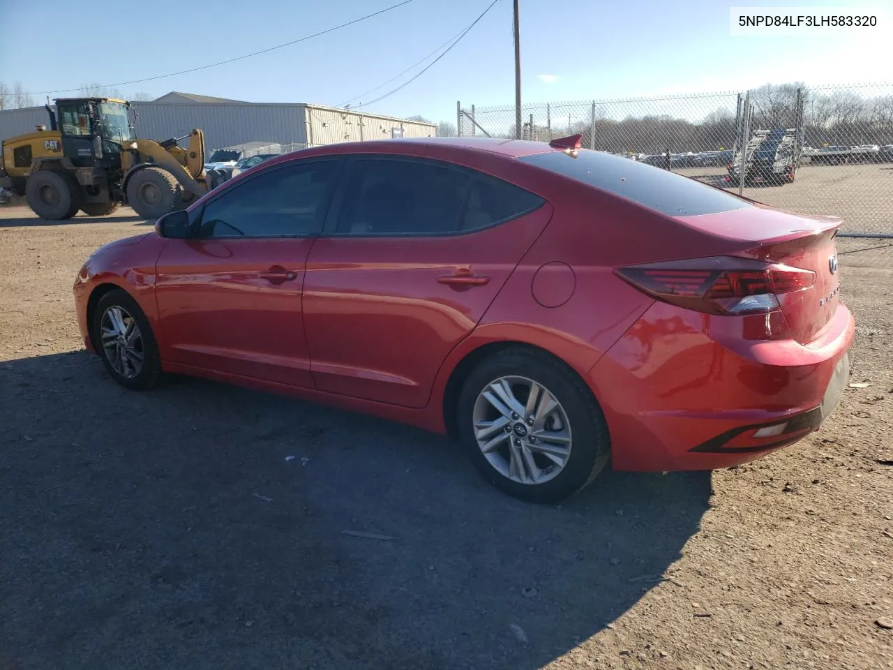 2020 Hyundai Elantra Sel VIN: 5NPD84LF3LH583320 Lot: 80541993