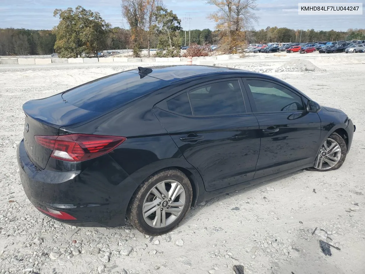 2020 Hyundai Elantra Sel VIN: KMHD84LF7LU044247 Lot: 80651114