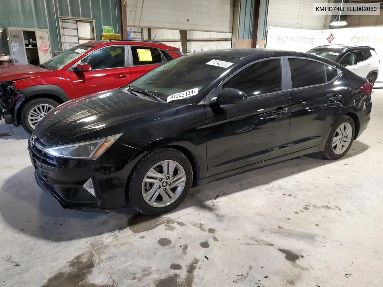 2020 Hyundai Elantra Se VIN: KMHD74LF5LU002050 Lot: 81243134