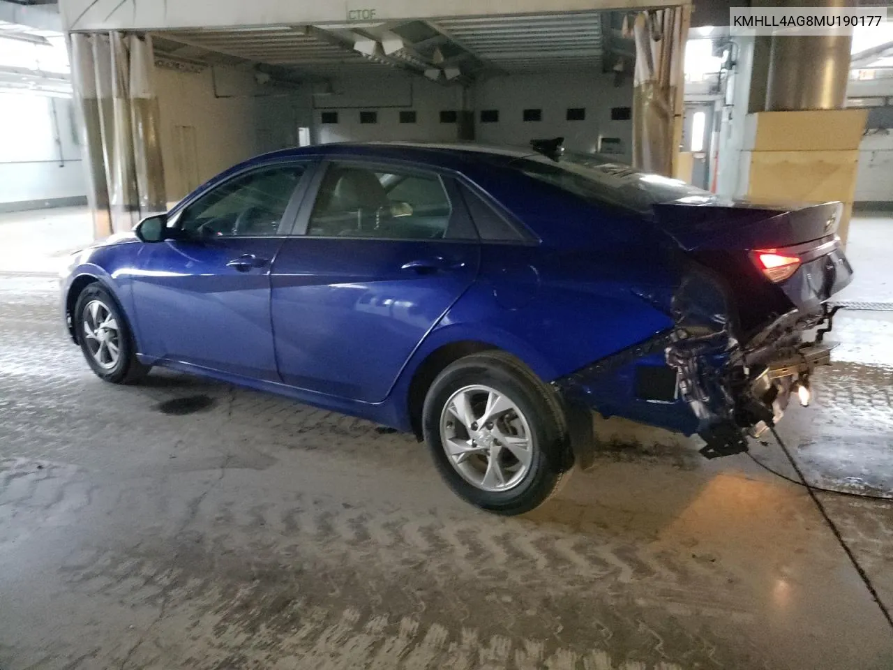 2021 Hyundai Elantra Se VIN: KMHLL4AG8MU190177 Lot: 39303054