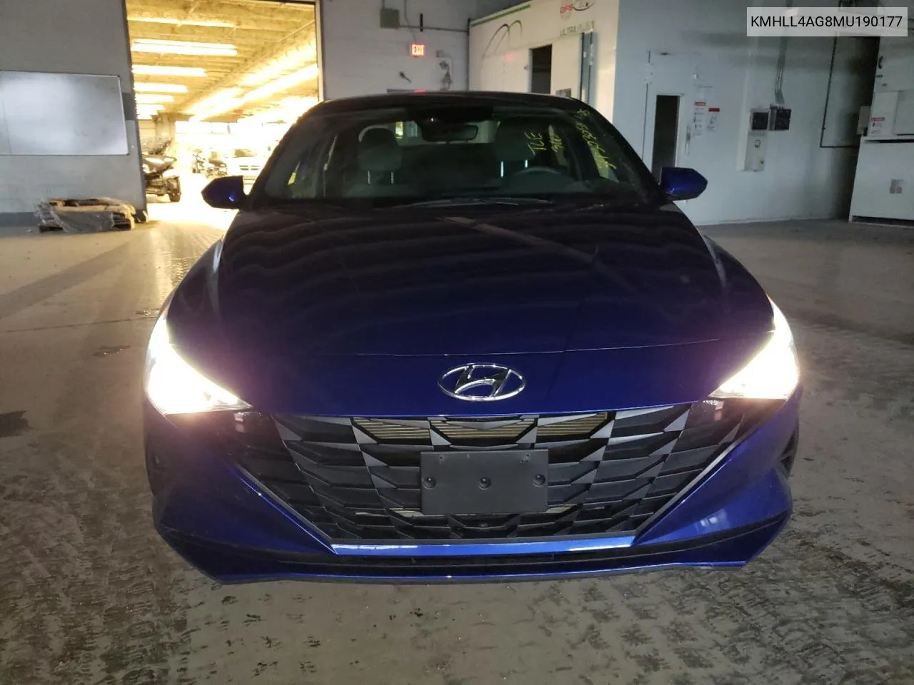 2021 Hyundai Elantra Se VIN: KMHLL4AG8MU190177 Lot: 39303054