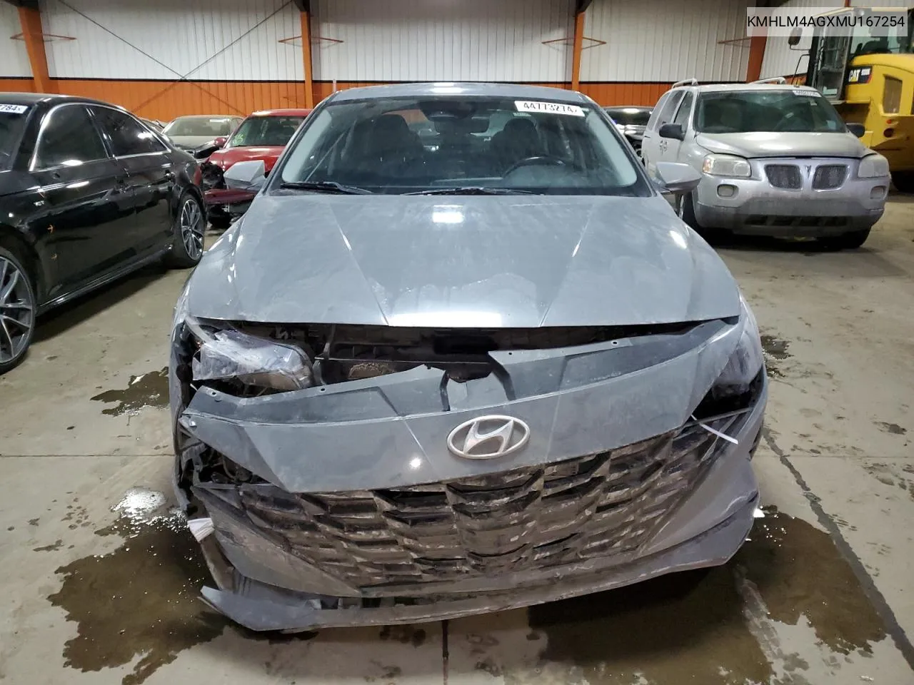 2021 Hyundai Elantra Sel VIN: KMHLM4AGXMU167254 Lot: 44773274