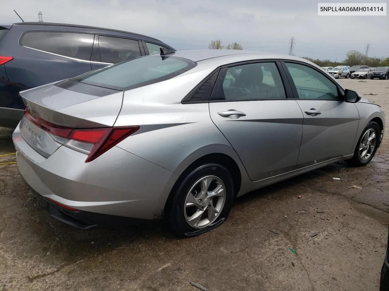 5NPLL4AG6MH014114 2021 Hyundai Elantra Se