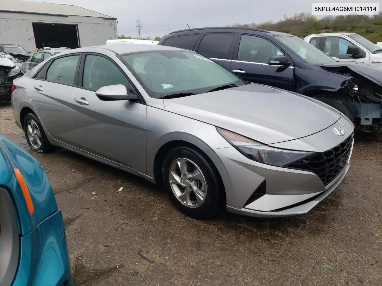 5NPLL4AG6MH014114 2021 Hyundai Elantra Se