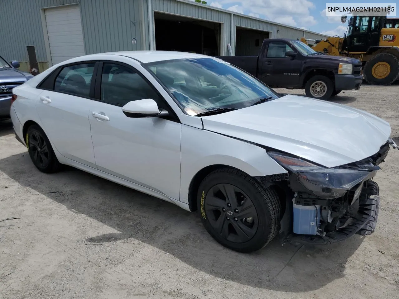 5NPLM4AG2MH021185 2021 Hyundai Elantra Sel