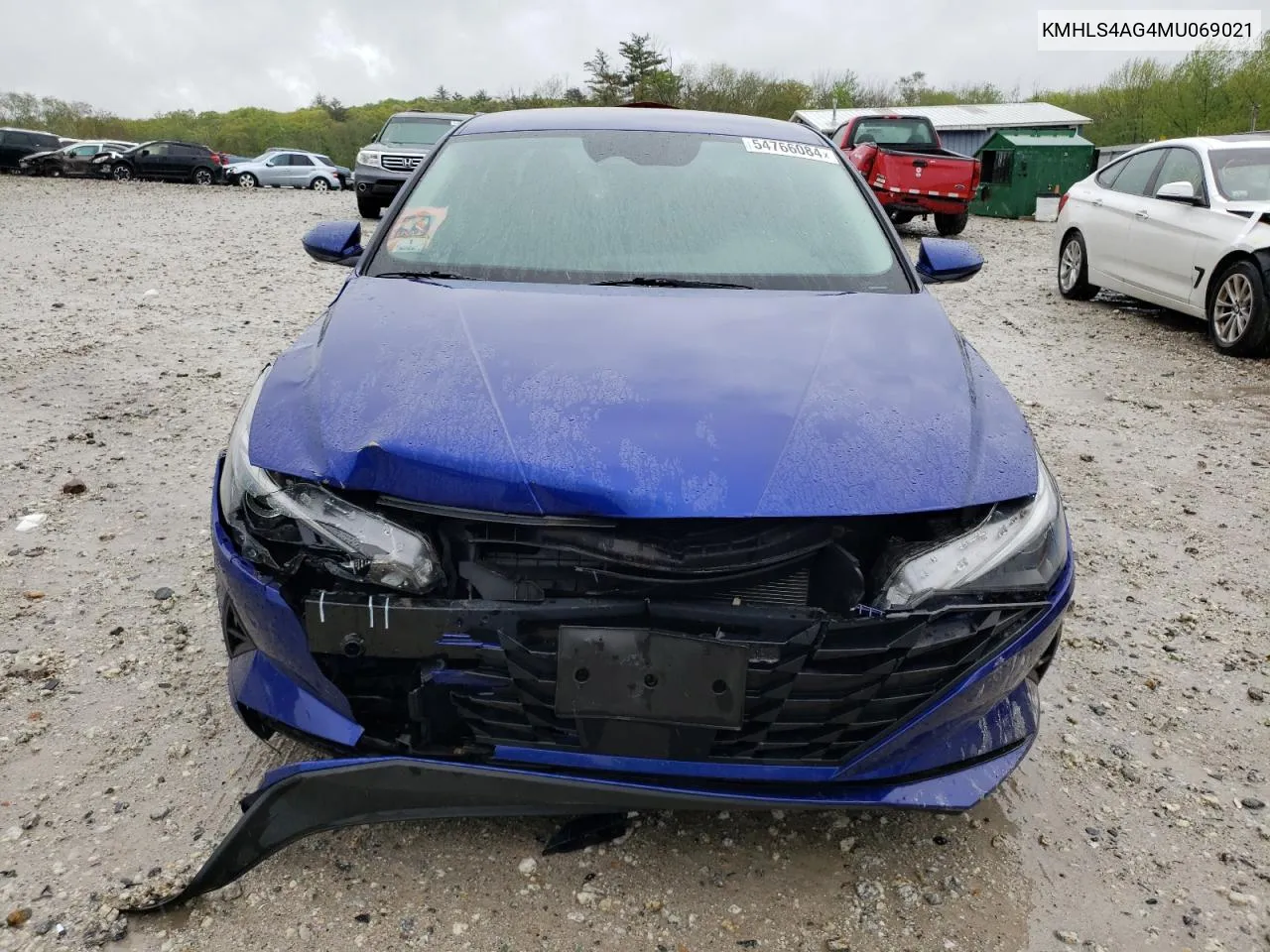 KMHLS4AG4MU069021 2021 Hyundai Elantra Sel