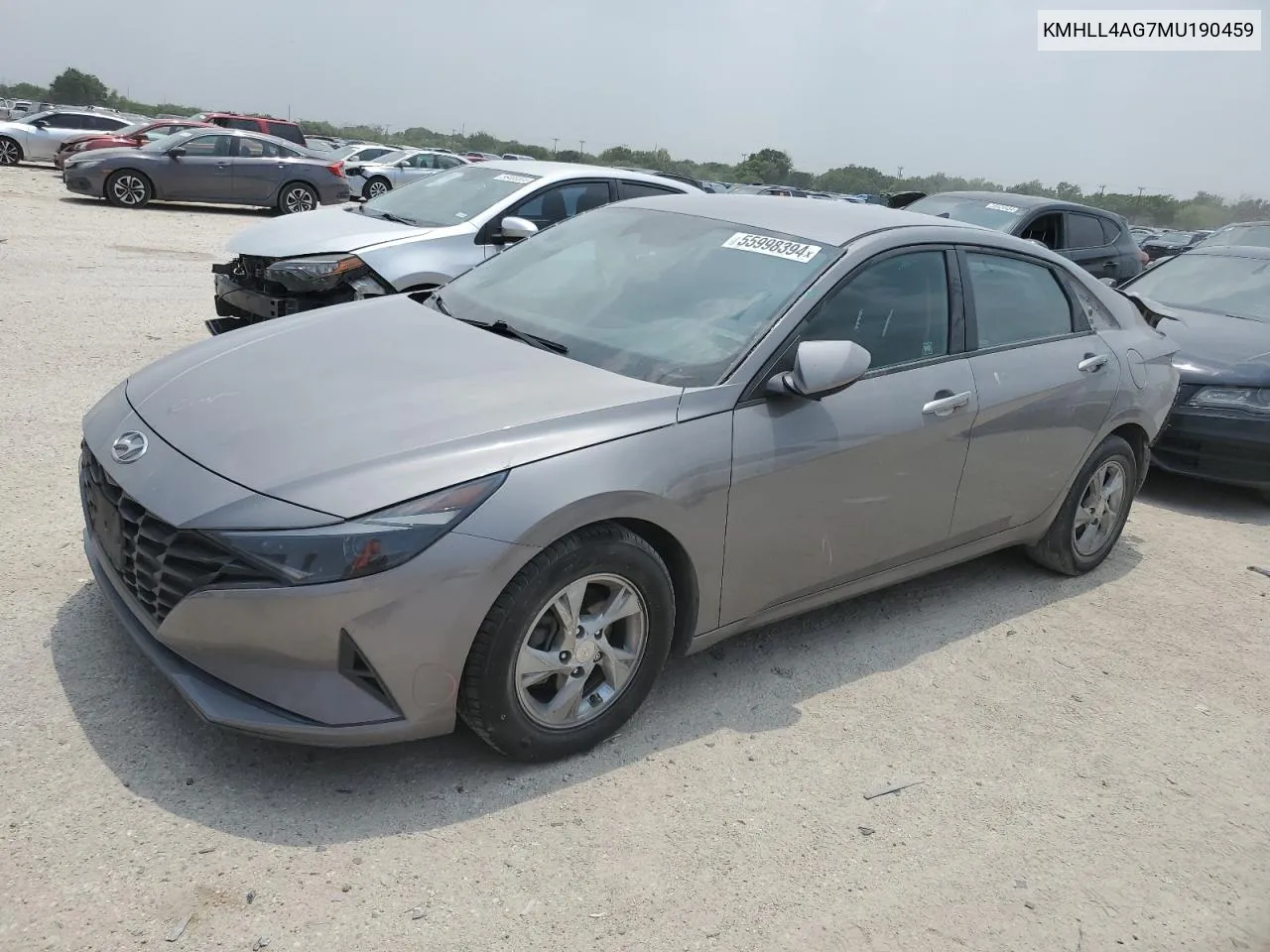 KMHLL4AG7MU190459 2021 Hyundai Elantra Se