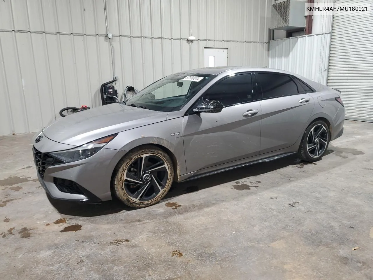 2021 Hyundai Elantra N Line VIN: KMHLR4AF7MU180021 Lot: 57930844