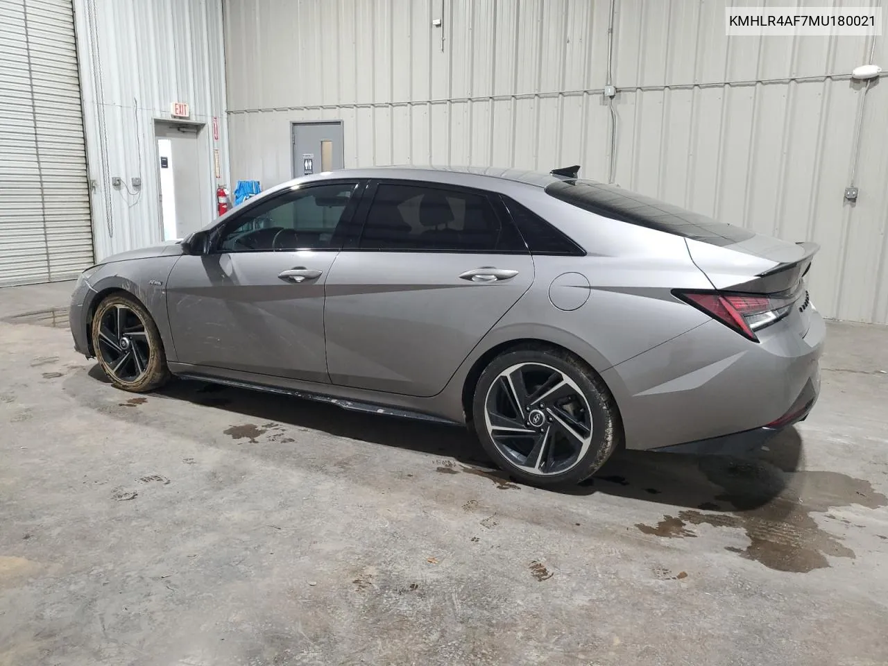 2021 Hyundai Elantra N Line VIN: KMHLR4AF7MU180021 Lot: 57930844