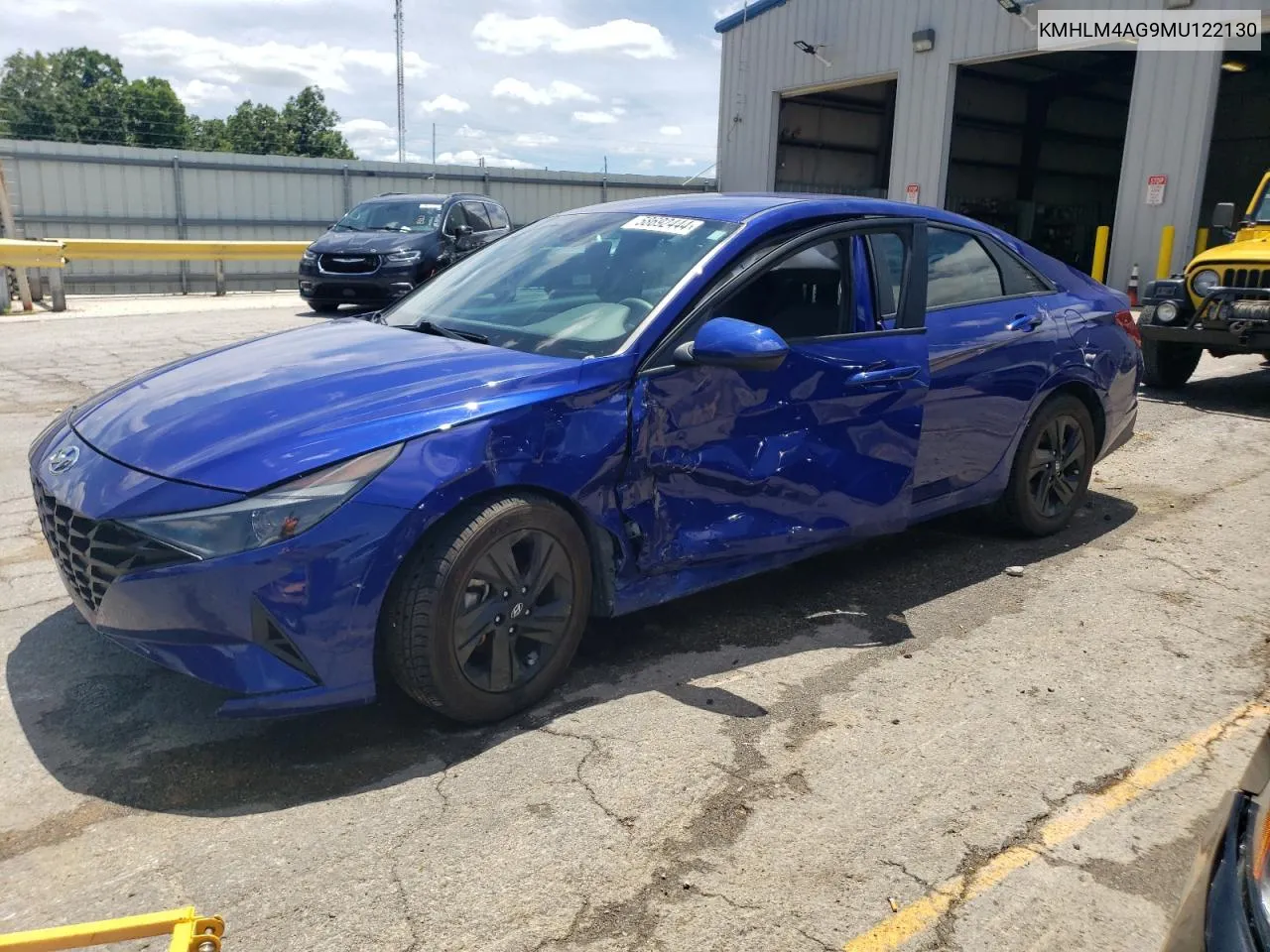 2021 Hyundai Elantra Sel VIN: KMHLM4AG9MU122130 Lot: 58692444