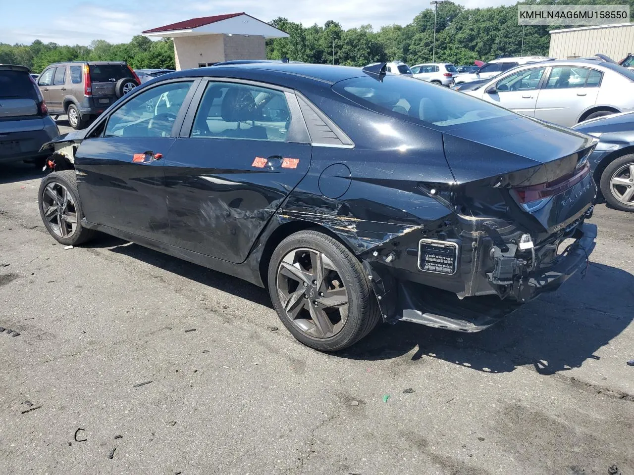 2021 Hyundai Elantra Sel VIN: KMHLN4AG6MU158550 Lot: 62792094