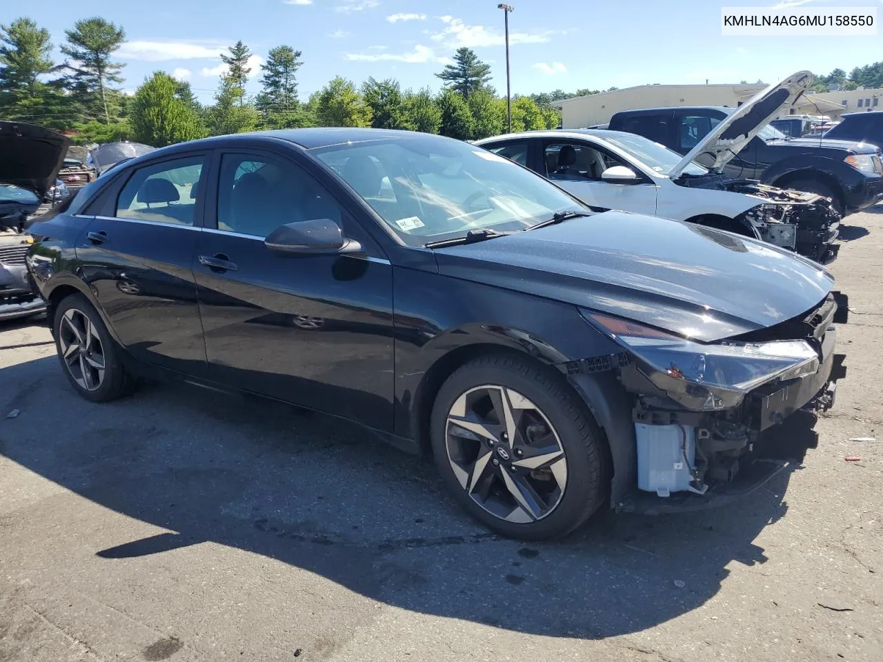 2021 Hyundai Elantra Sel VIN: KMHLN4AG6MU158550 Lot: 62792094