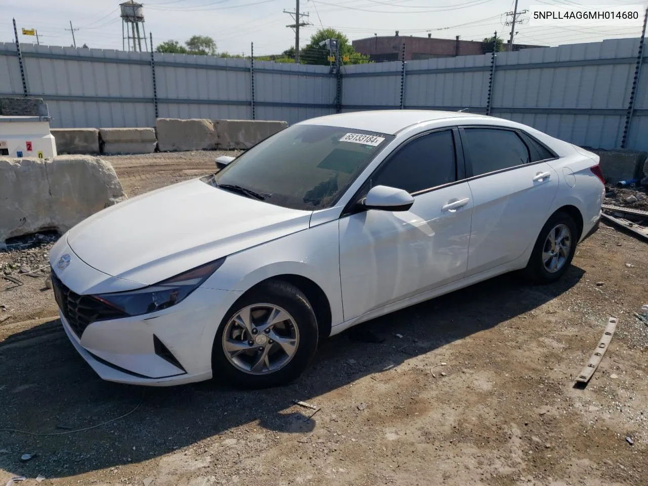 2021 Hyundai Elantra Se VIN: 5NPLL4AG6MH014680 Lot: 65133184