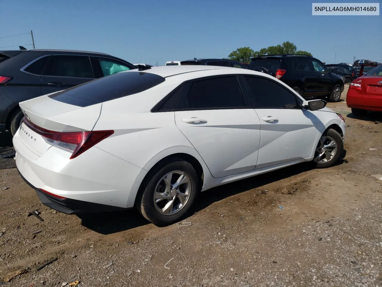 2021 Hyundai Elantra Se VIN: 5NPLL4AG6MH014680 Lot: 65133184