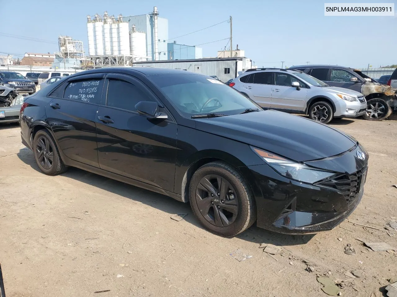 2021 Hyundai Elantra Sel VIN: 5NPLM4AG3MH003911 Lot: 65144904