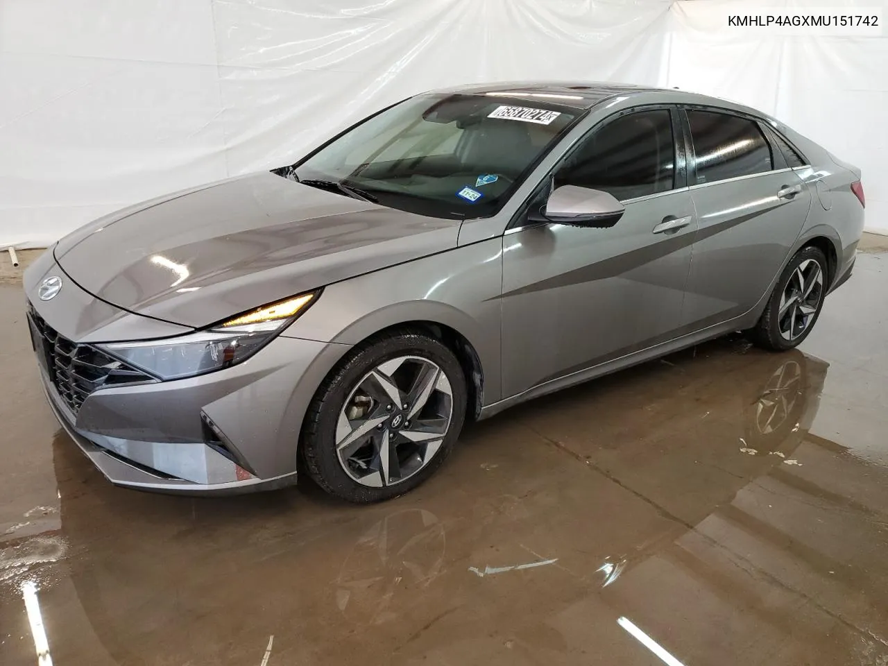 2021 Hyundai Elantra Limited VIN: KMHLP4AGXMU151742 Lot: 65870274